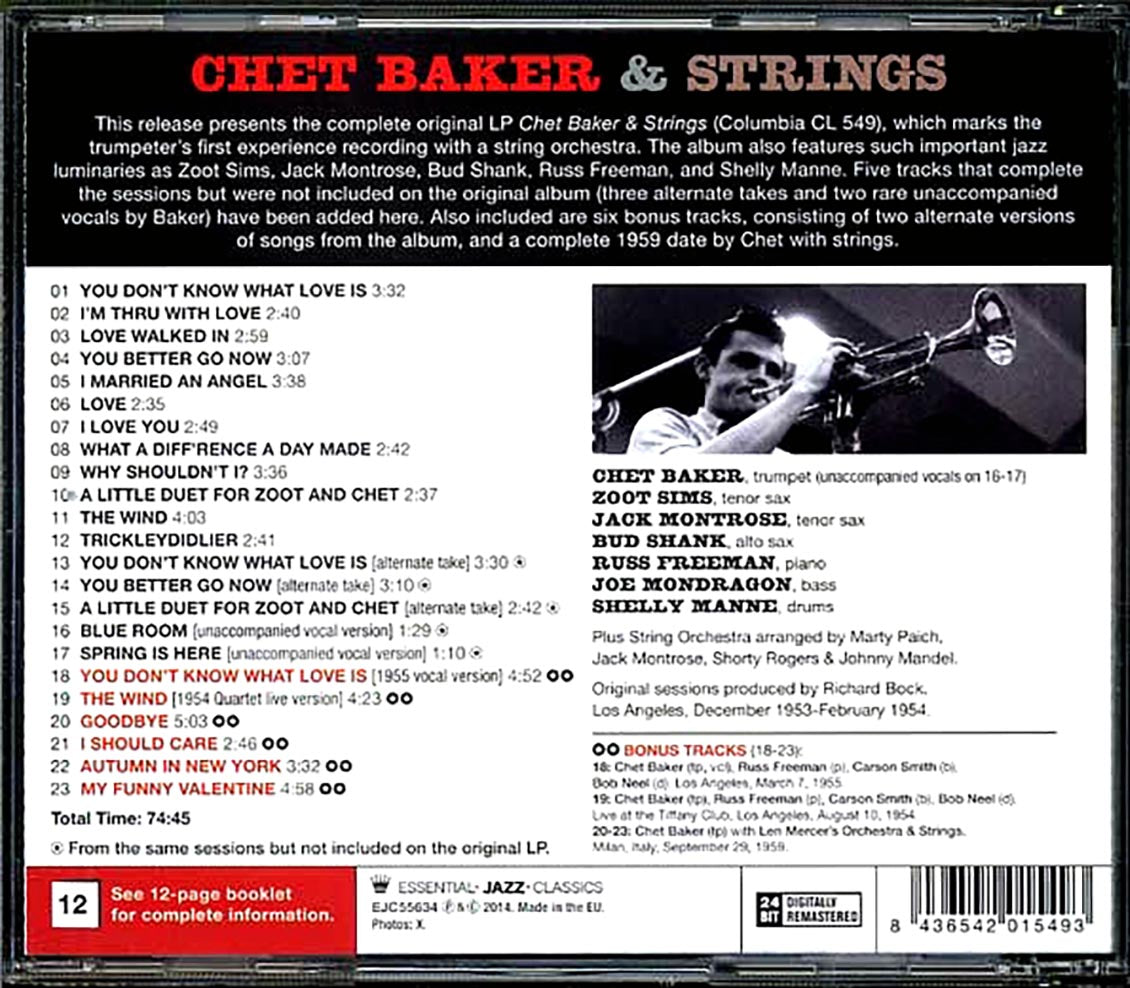 Chet Baker & Strings - Chet Baker & Strings: The Complete Sessions