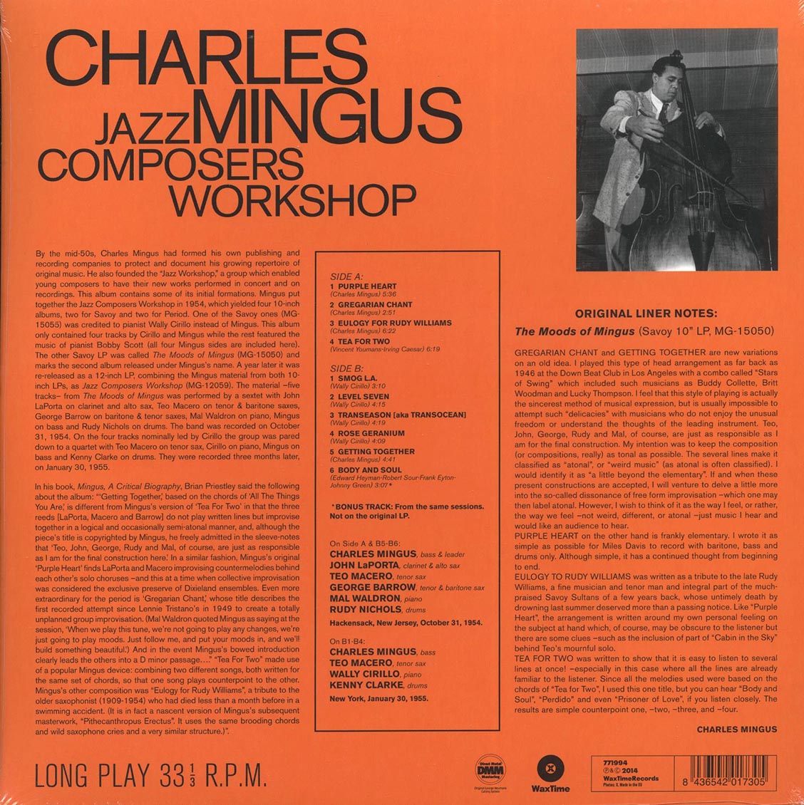 Charles Mingus - Jazz Composers Workshop (incl. mp3) (180g)
