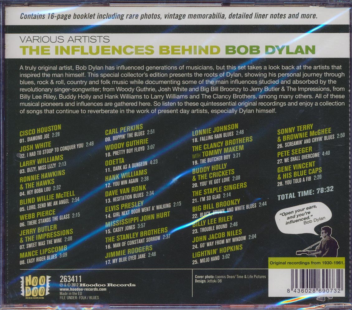 Various - The Influences Behind Bob Dylan