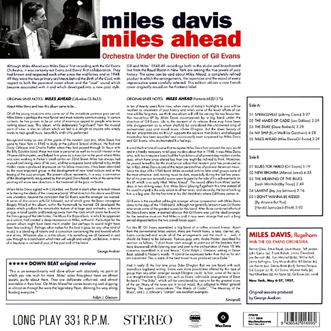 Miles Davis - Miles Davis Miles Ahead (incl. mp3) (180g)