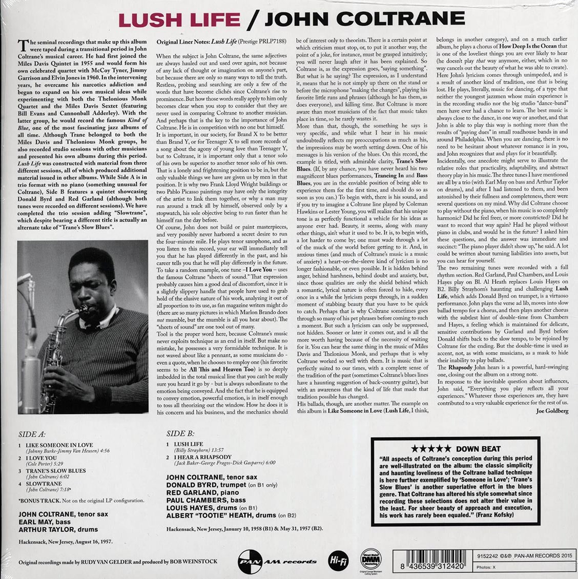 John Coltrane - Lush Life (incl. mp3) (180g)