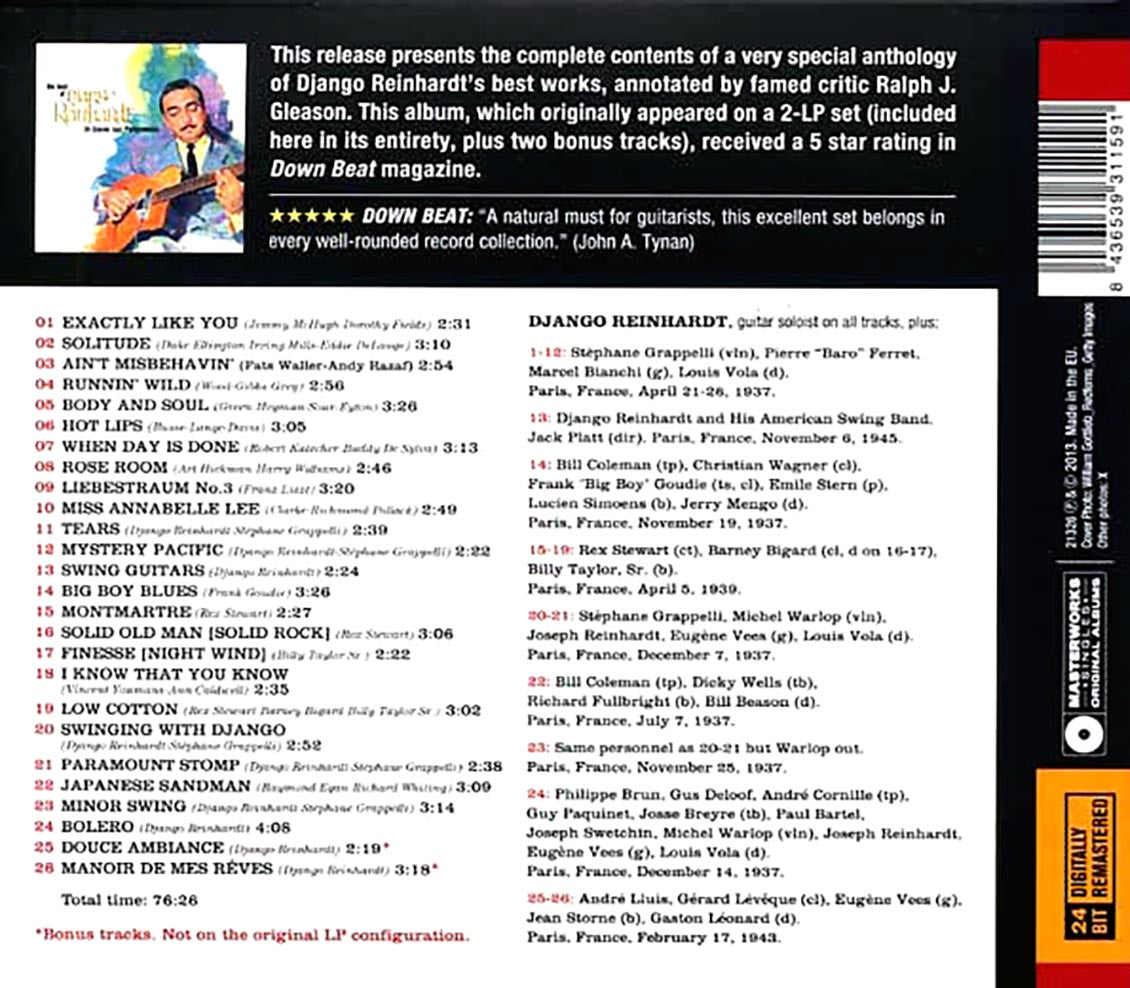 Django Reinhardt - 24 Classic Recordings