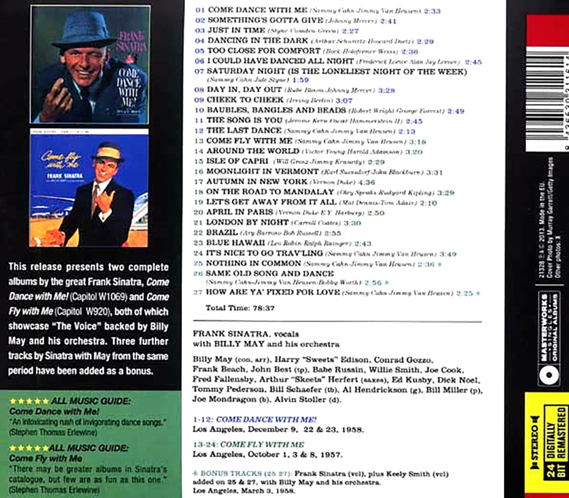 Frank Sinatra - Come Dance With Me! + Come Fly With Me