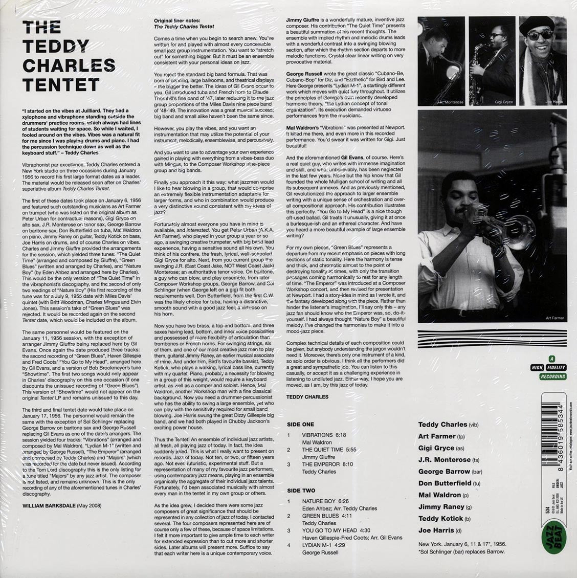 The Teddy Charles Tentet - The Teddy Charles Tentet (180g)
