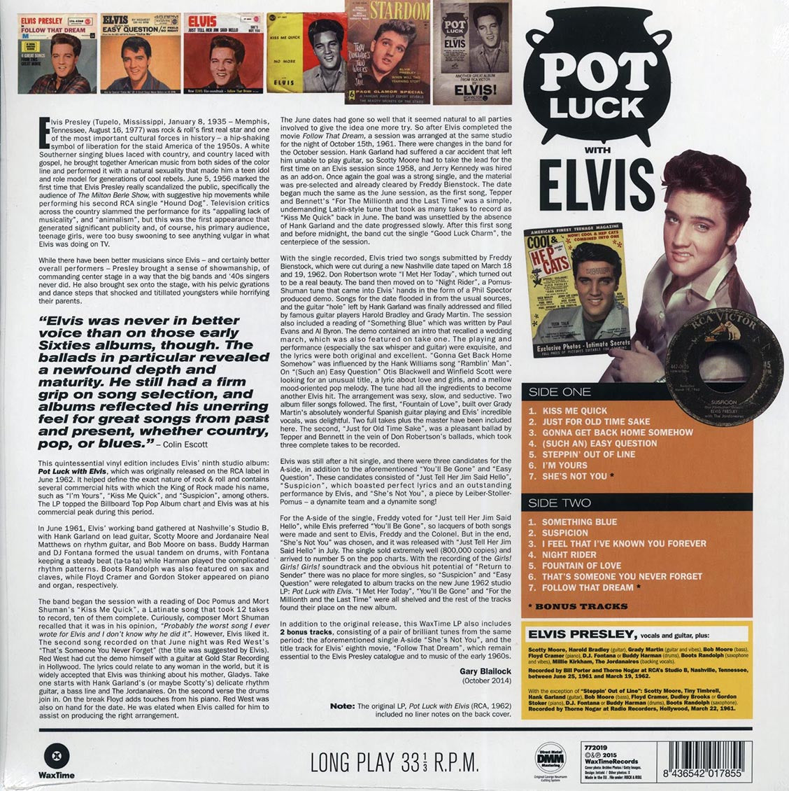 Elvis Presley - Pot Luck With Elvis