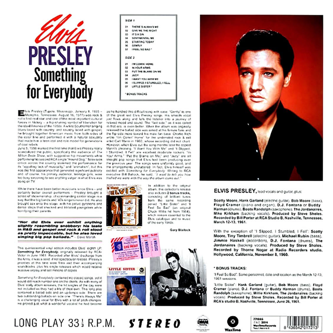 Elvis Presley - Something For Everybody (incl. mp3) (180g)