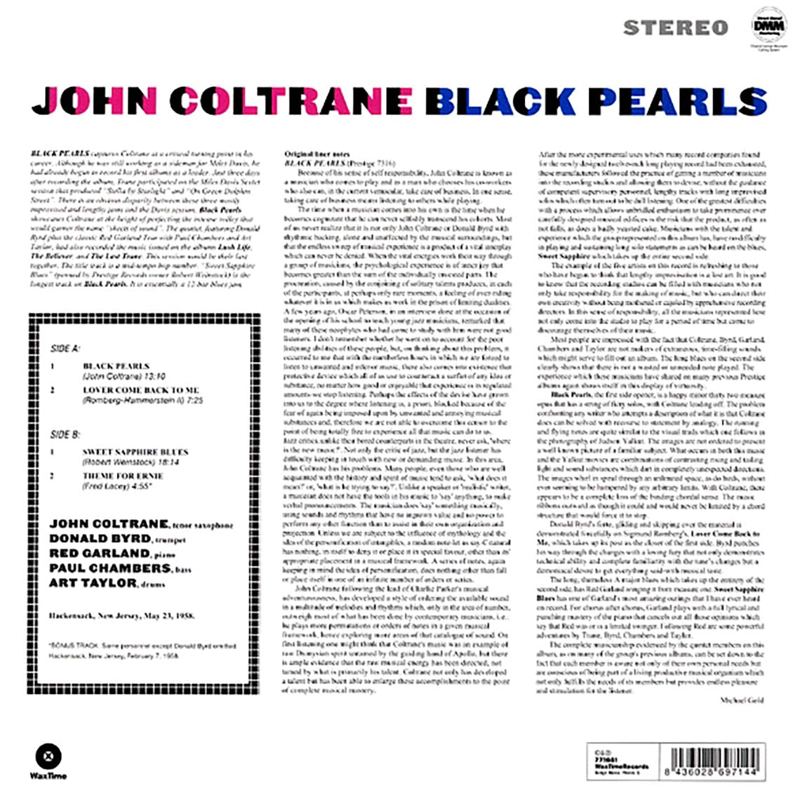 John Coltrane - Black Pearls (180g)