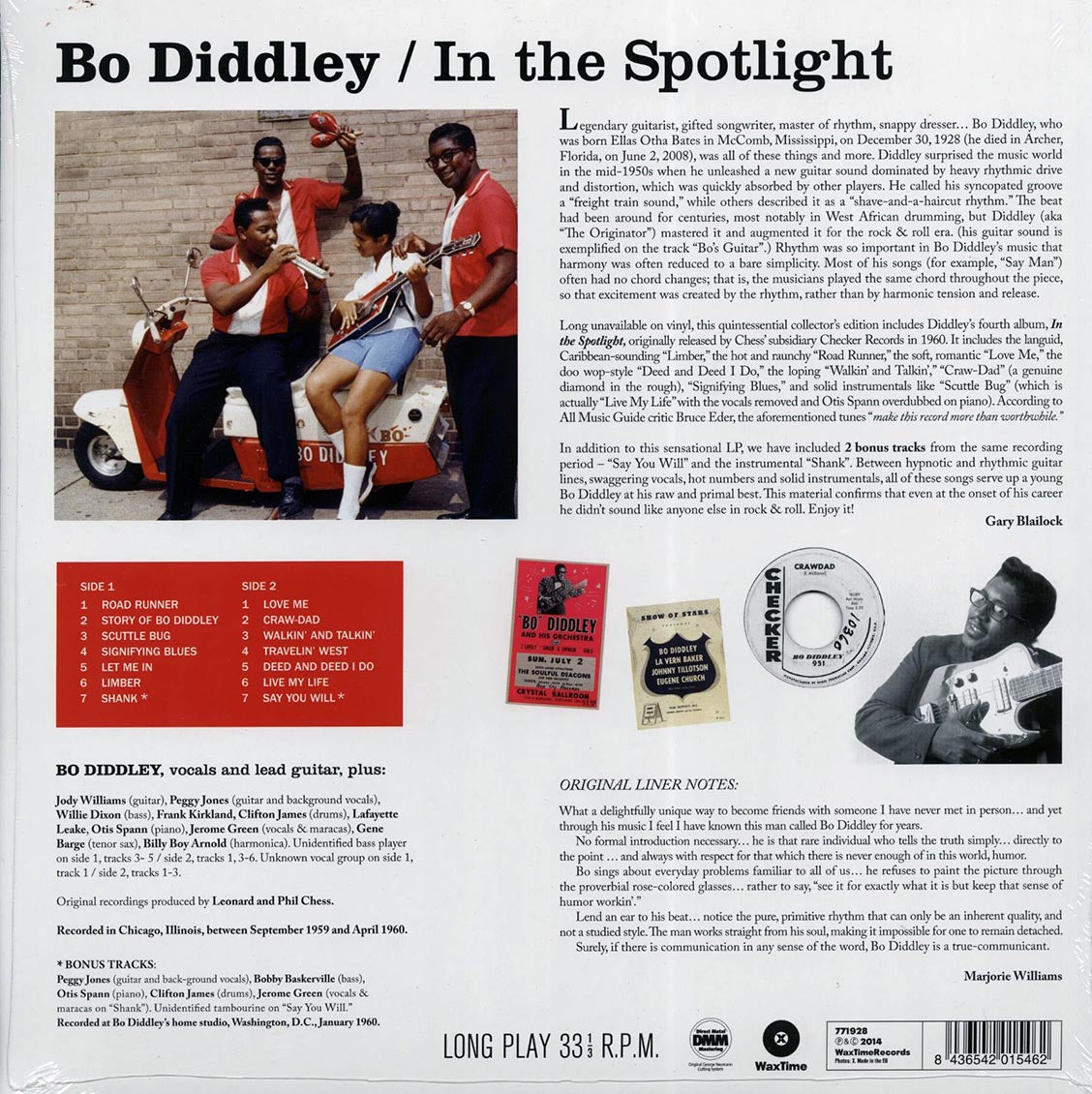 Bo Diddley - In The Spotlight (+2 bonus tracks) (180g)