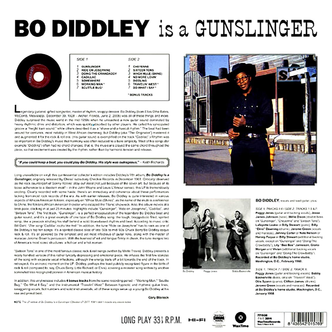Bo Diddley - Is A Gunslinger (incl. mp3) (180g)