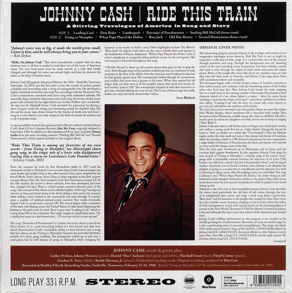 Johnny Cash - Ride This Train (incl. mp3) (180g)