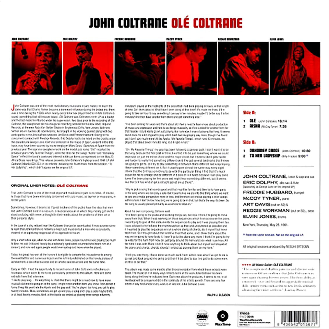 John Coltrane - Ole Coltrane: The Complete Session (incl. mp3) (180g)