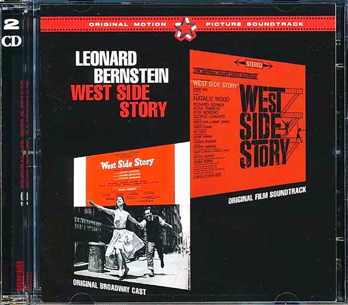 Leonard Bernstein - West Side Story: Original Motion Picture Soundtrack + Original Broadway Cast (2xCD)