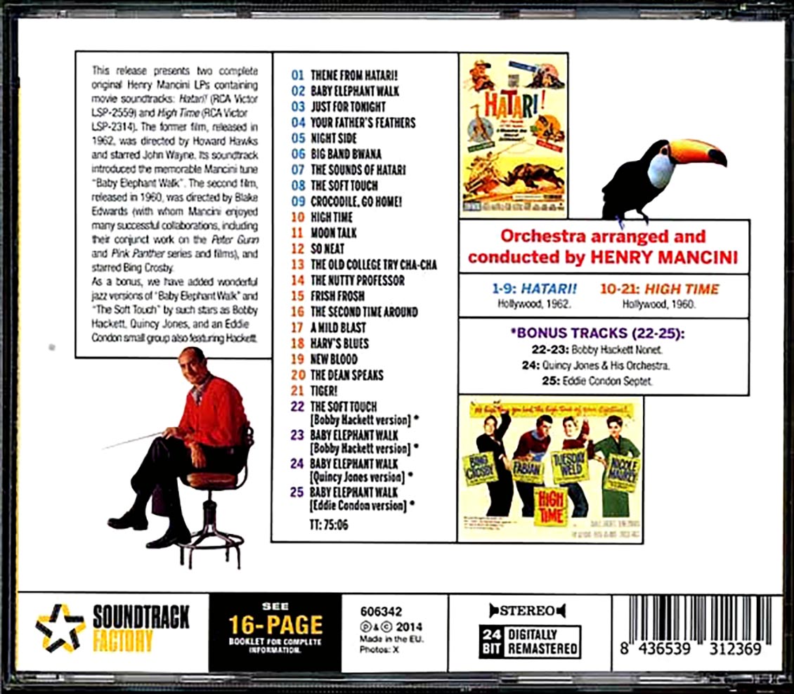 Henry Mancini - Hatari! + High Time: Original Motion Picture Soundtrack