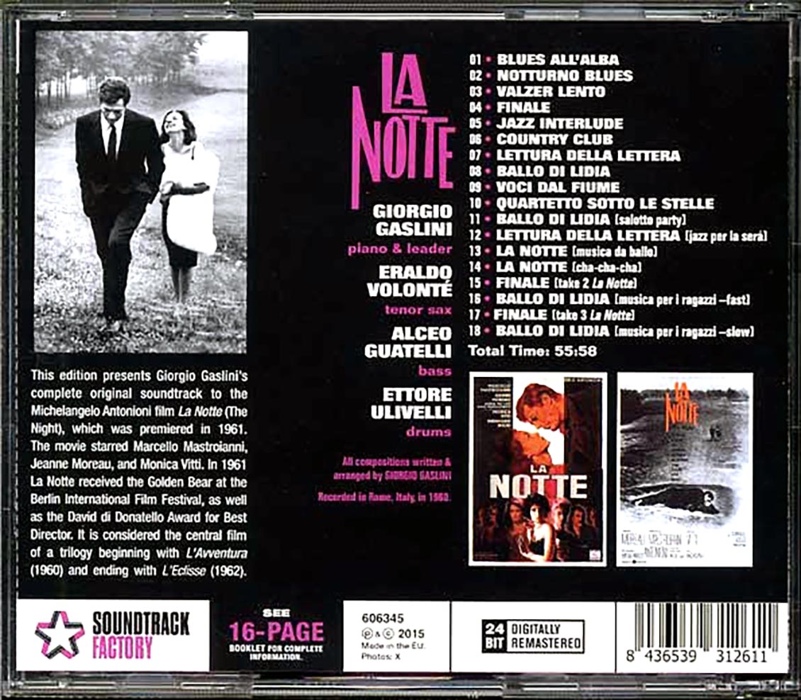 Giorgio Gaslini - La Notte: Original Motion Picture Soundtrack