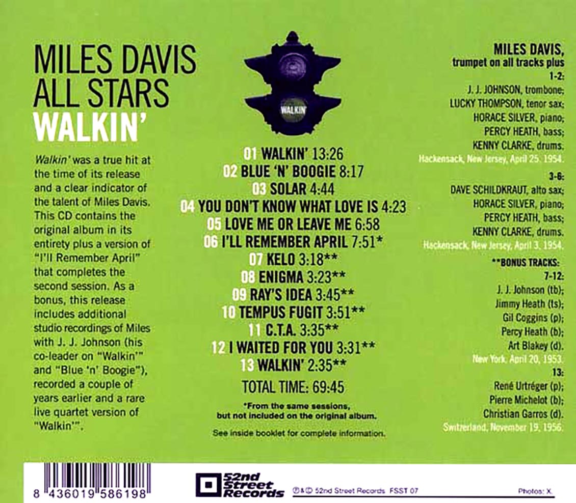 Miles Davis All Stars - Walkin'