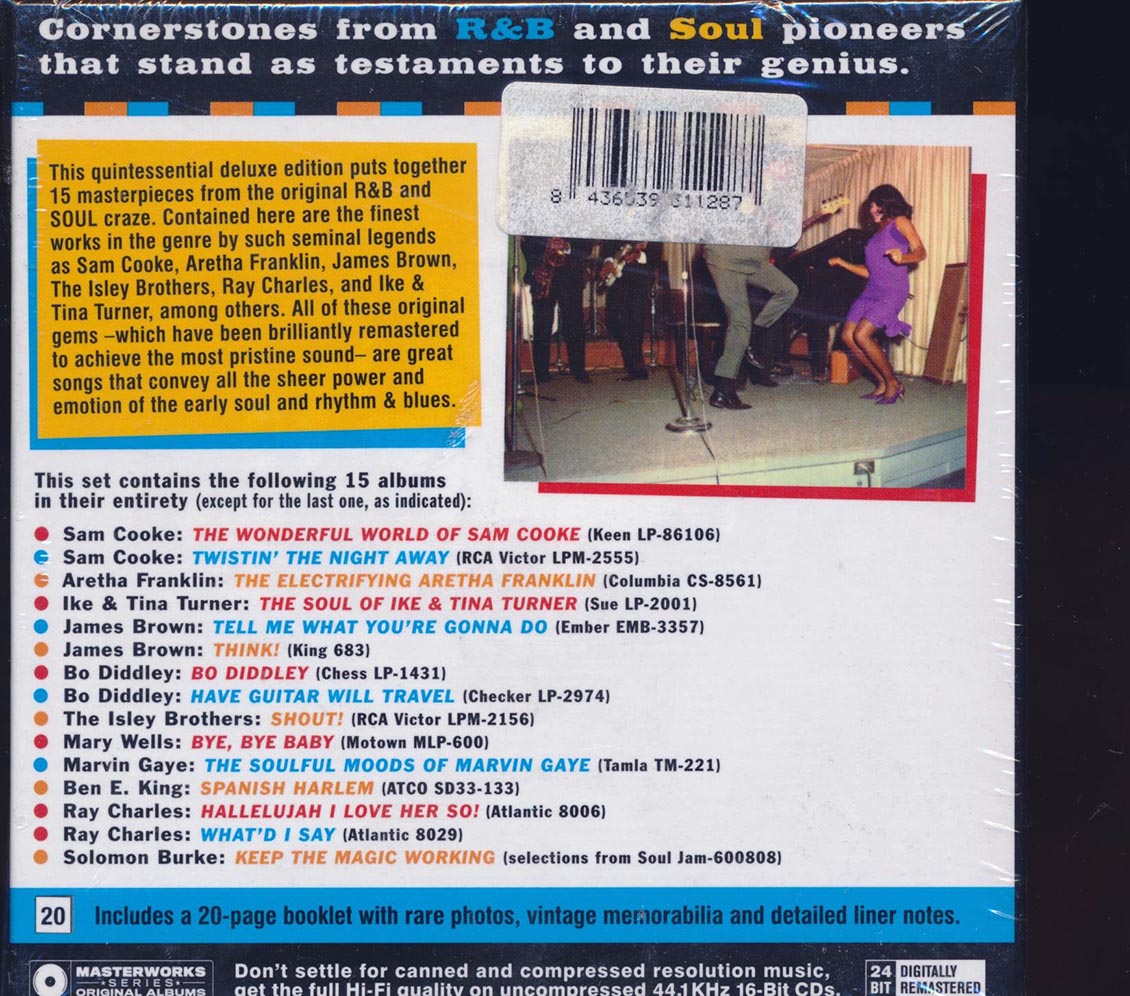 Various - An Easy Introduction To R & B/Soul: Top 15 Albums (8xCD) (box set)