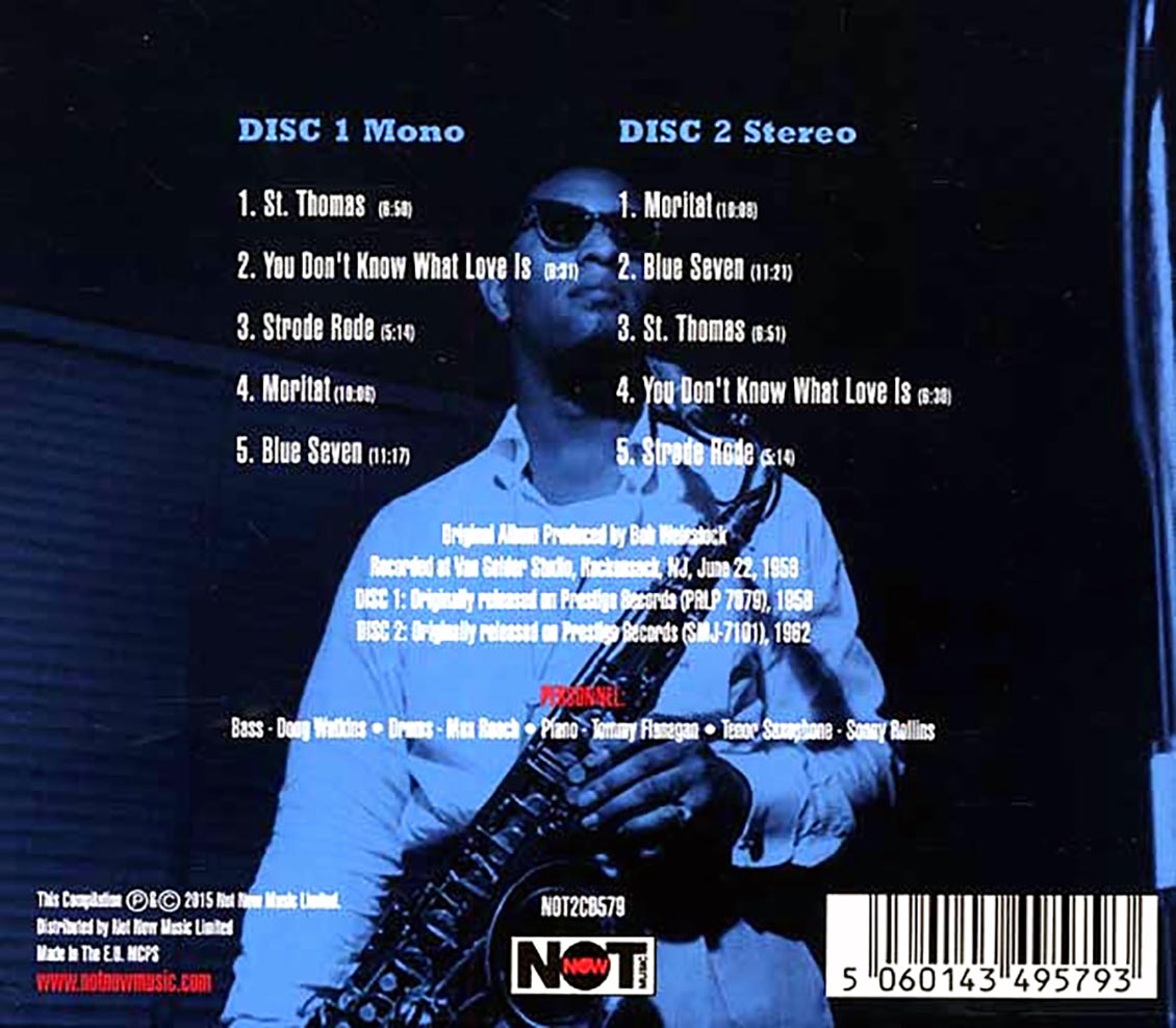 Sonny Rollins - Saxophone Colossus (2xCD)