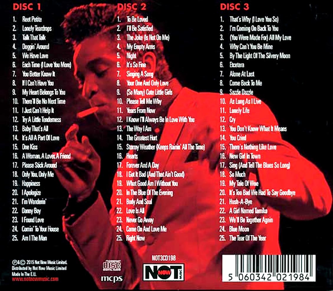 Jackie Wilson - The Very Best Of Jackie Wilson (75 tracks) (3xCD) (deluxe 3-fold digipak)