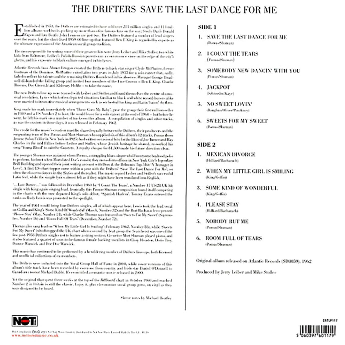 The Drifters - Save The Last Dance For Me (180g)