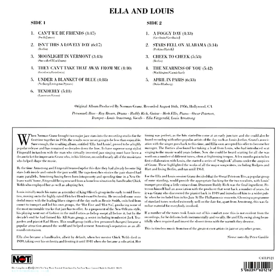 Ella Fitzgerald, Louis Armstrong - Ella & Louis (180g)
