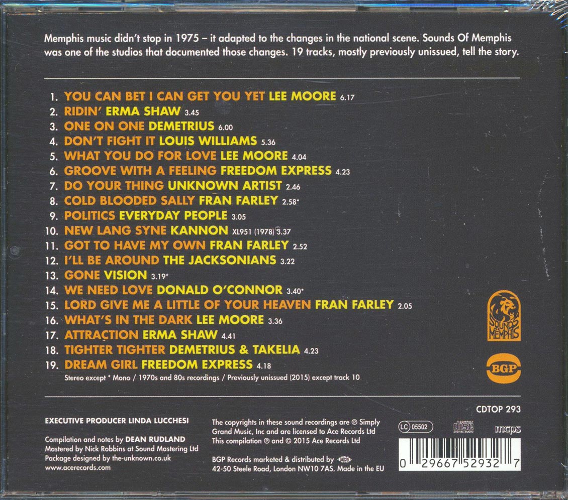 Various - Groove With A Feeling: Sounds Of Memphis Boogie, Soul And Funk, 1975-1985