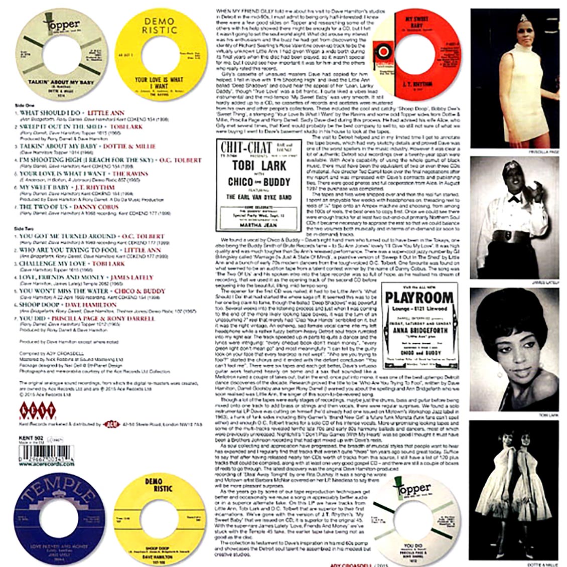 Various - Dave Hamilton's Detroit Dancers