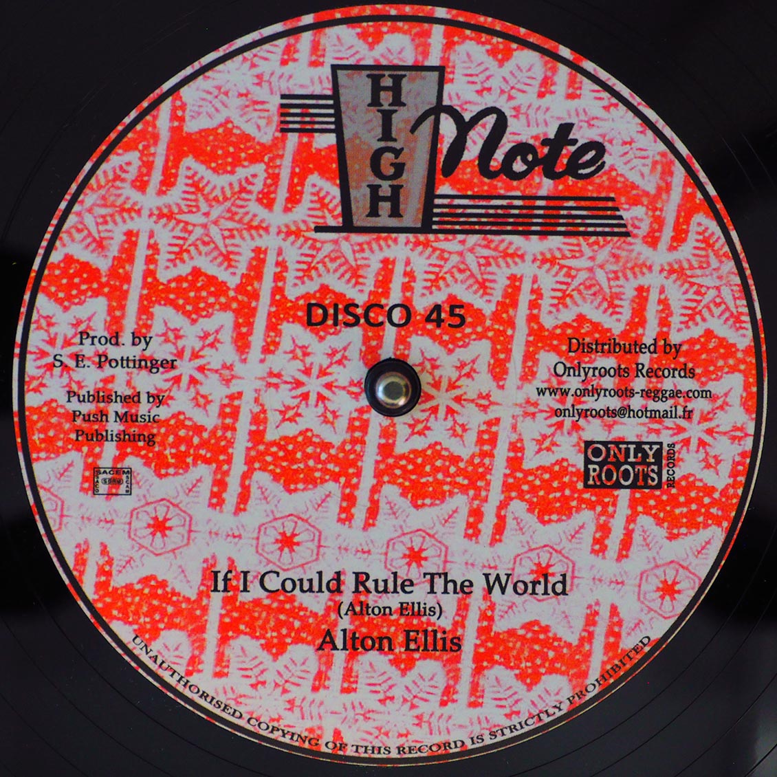 Alton Ellis - If I Could Rule The World  /  Soul Syndicate - Lava