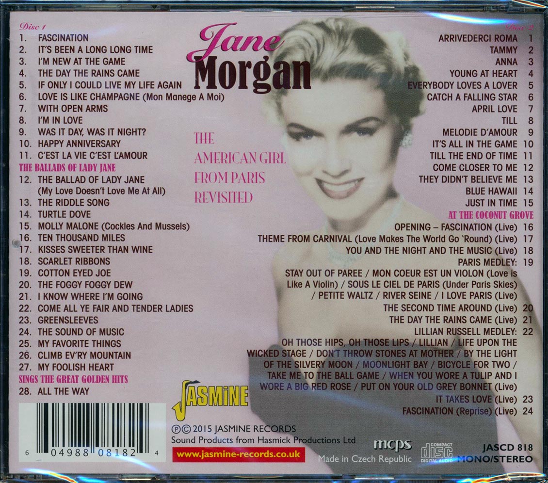 Jane Morgan - The American Girl From Paris Revisited (52 tracks) (2xCD)