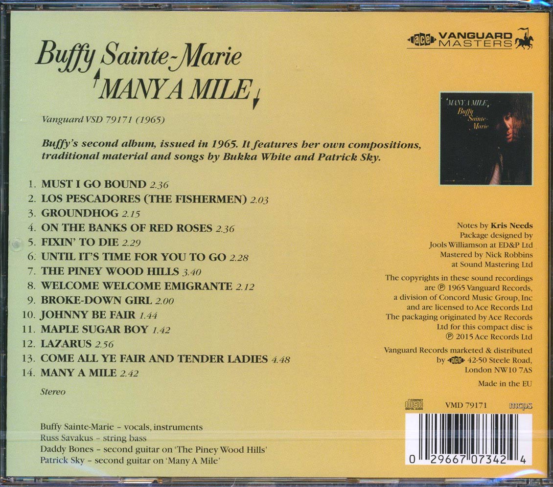 Buffy Sainte-Marie - Many A Mile