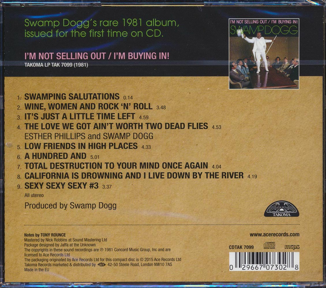 Swamp Dogg - I'm Not Selling Out/I'm Buying In!