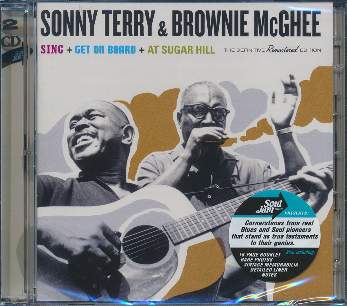 Sonny Terry, Brownie McGhee - Sing + Get On Board + At Sugar Hill (42 tracks) (2xCD) (incl. large booklet) (remastered)