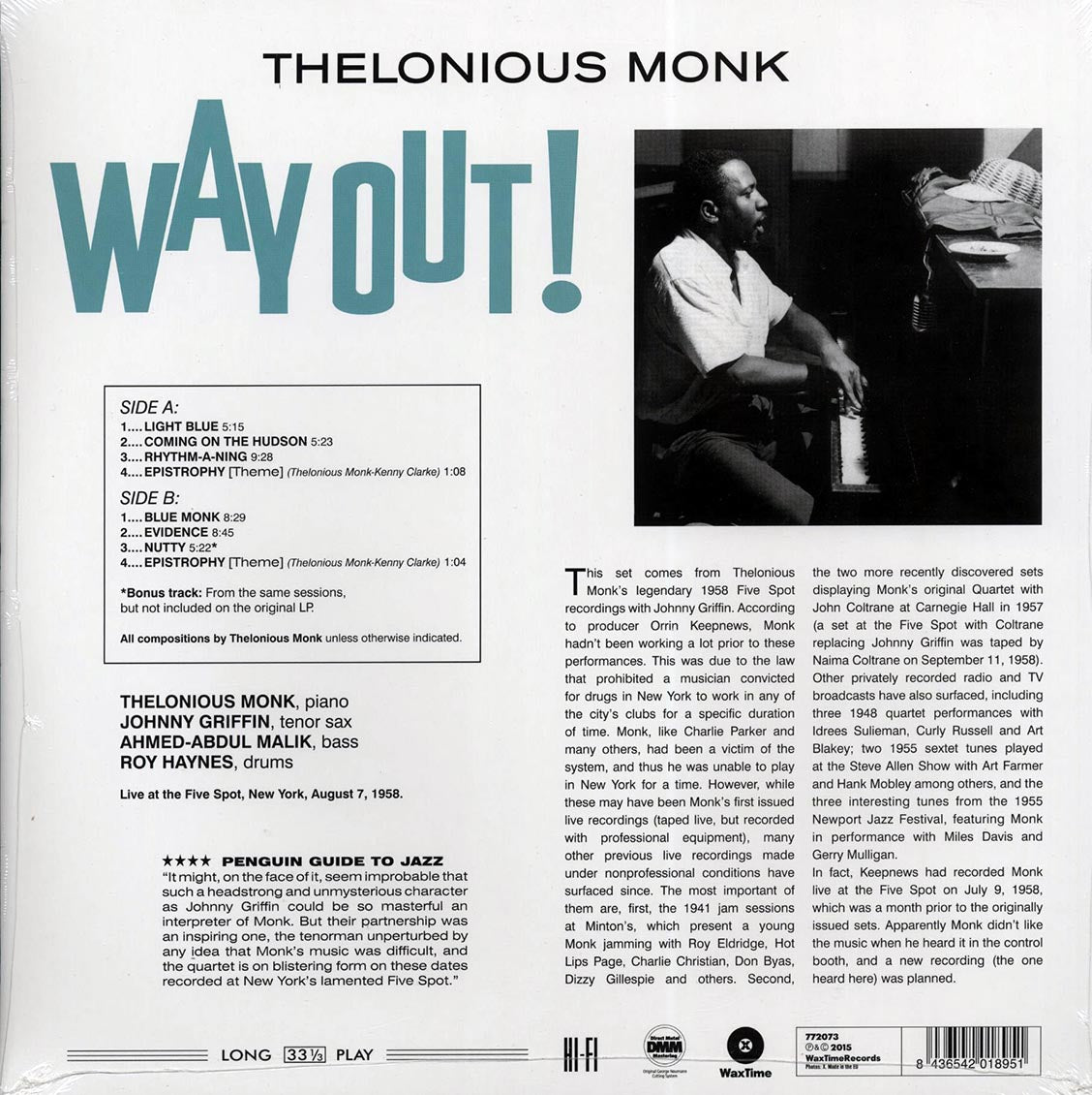 Thelonious Monk - Way Out!