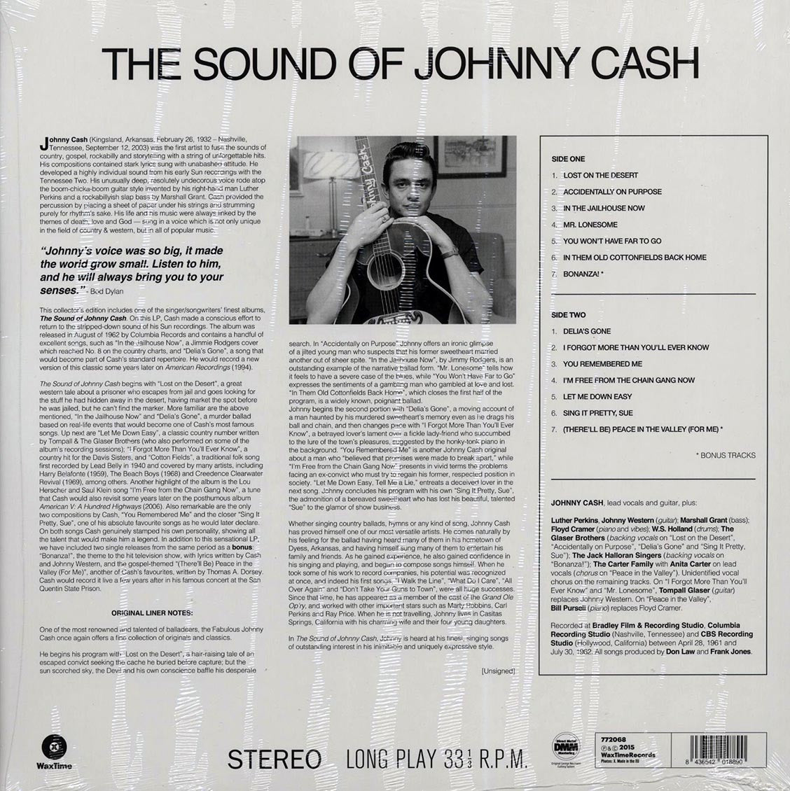 Johnny Cash - The Sound Of Johnny Cash (ltd. ed.) (incl. mp3) (180g)