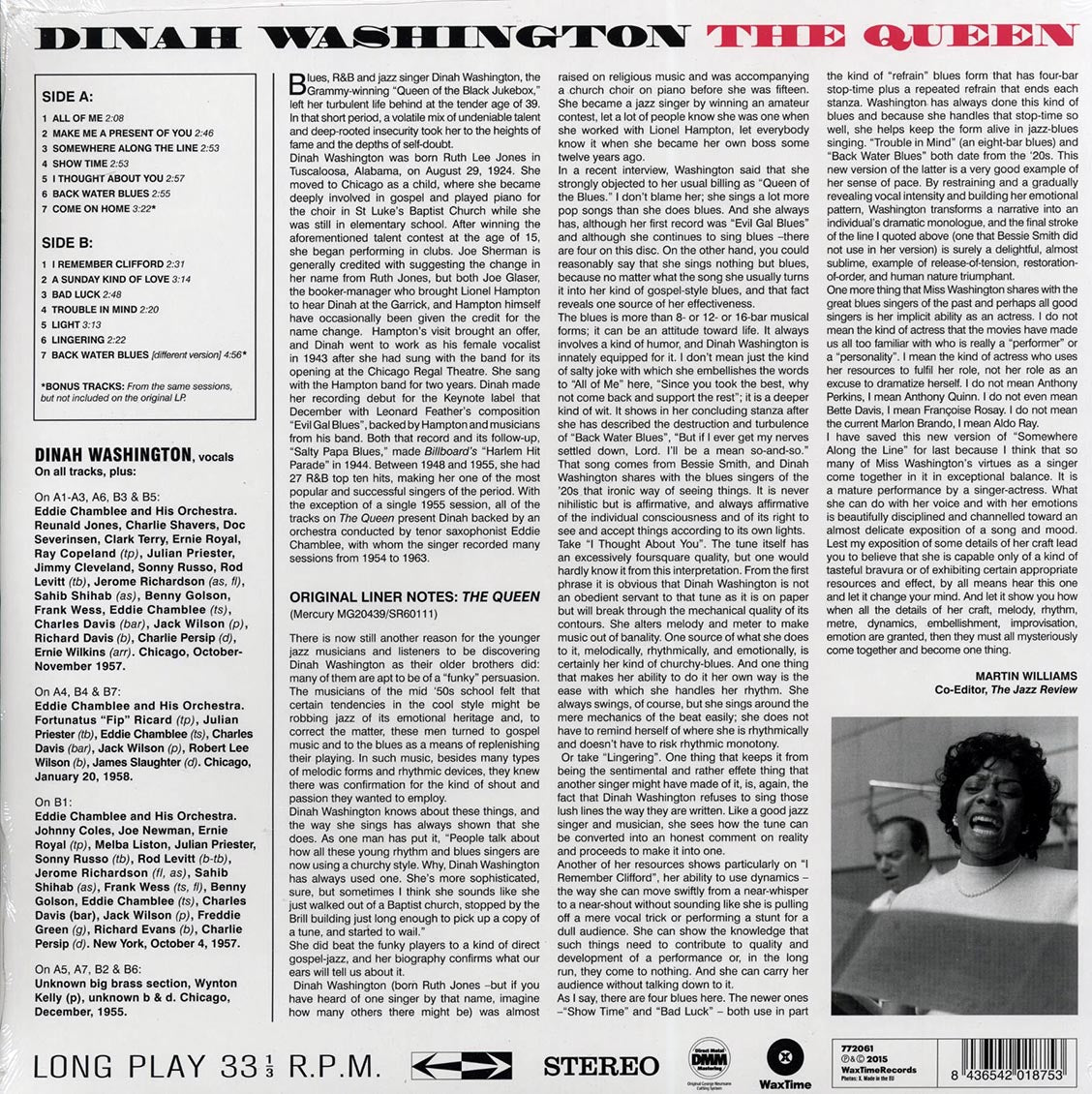 Dinah Washington - The Queen (ltd. ed.) (incl. mp3) (180g)