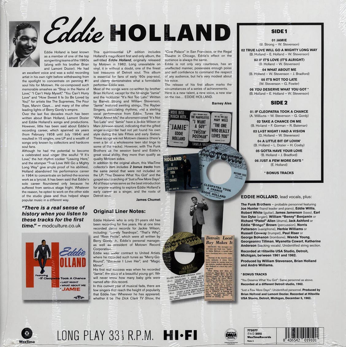 Eddie Holland - Eddie Holland (ltd. ed.) (incl. mp3) (180g)