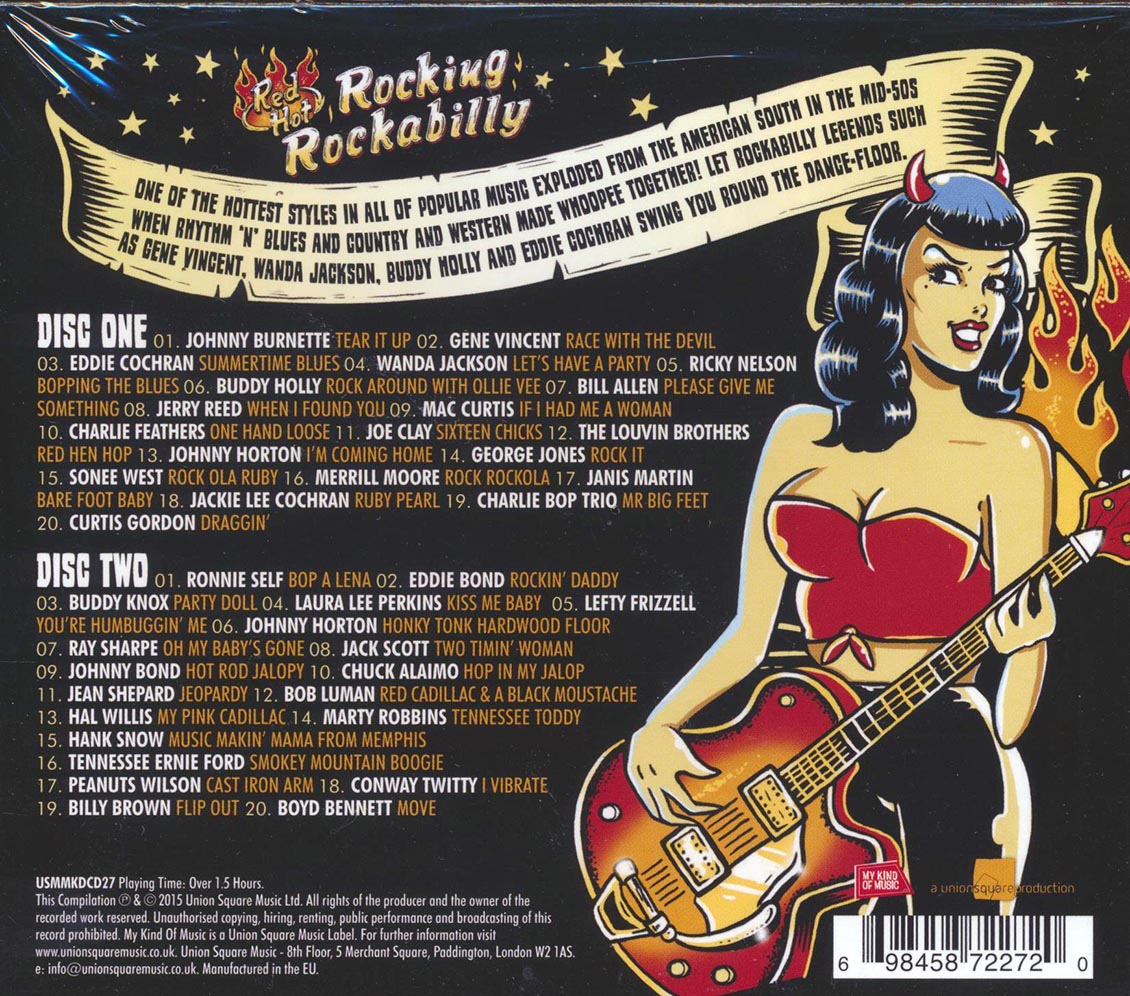 Various - Red Hot Rocking Rockabilly (2xCD)
