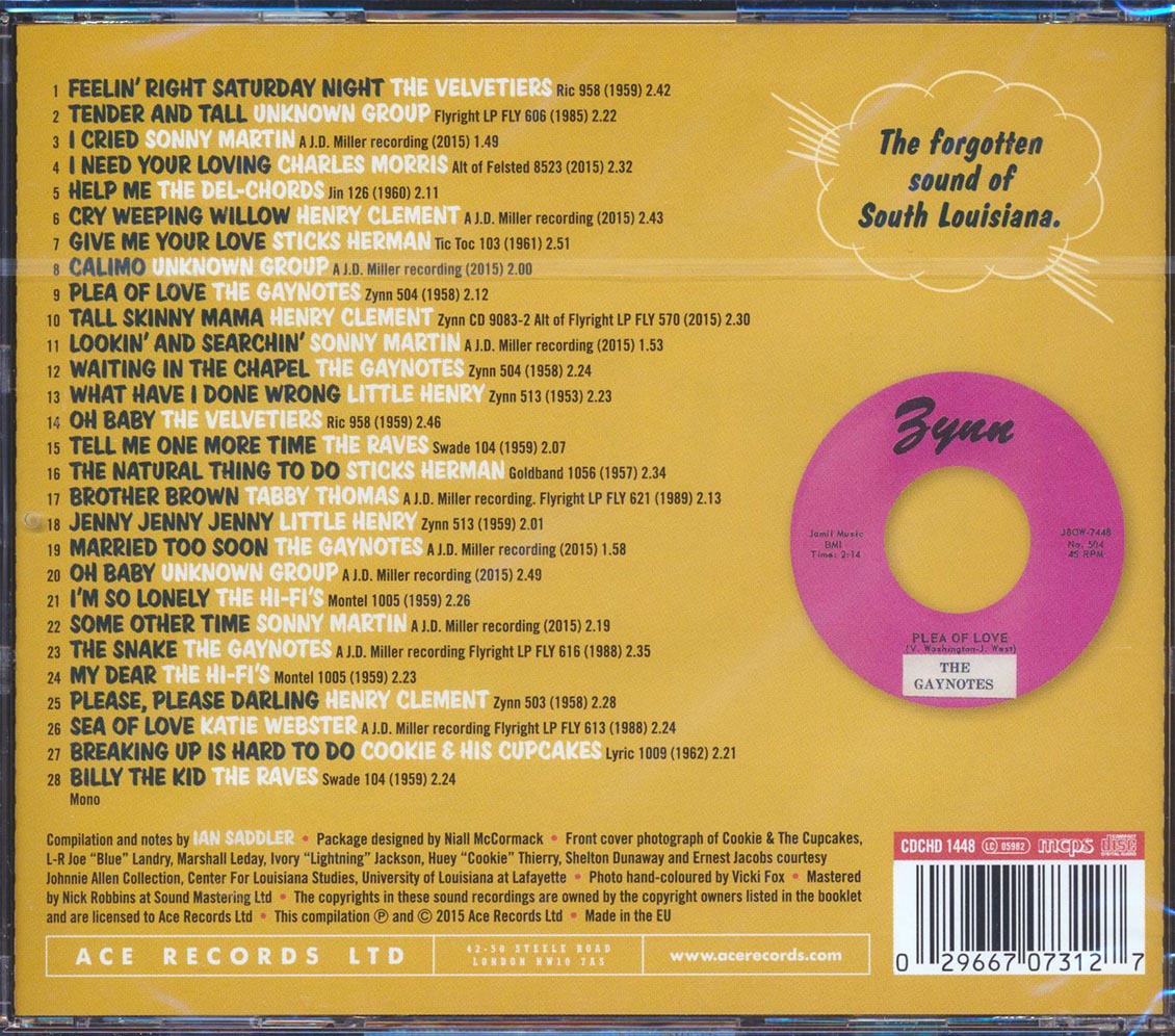 Various - Rhythm 'N' Bluesin' By The Bayou: Vocal Groups (28 tracks)