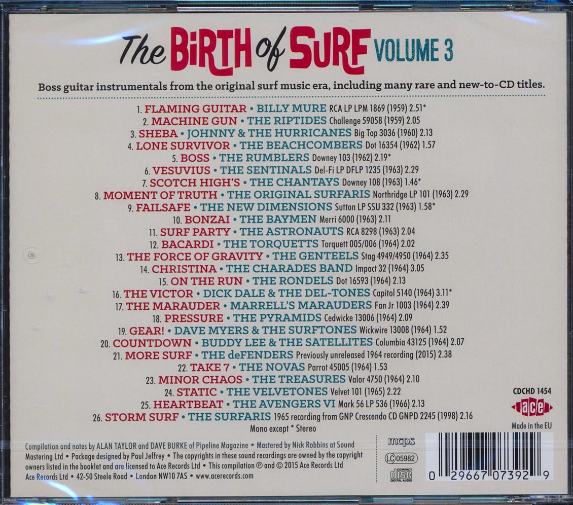 Various - The Birth Of Surf Volume 3 (26 tracks)