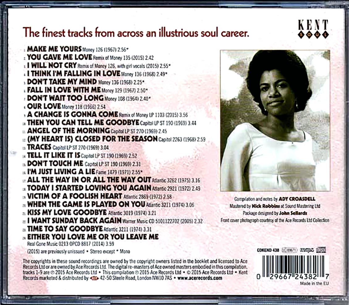 Bettye Swann - The Very Best Of Bettye Swann (24 tracks)