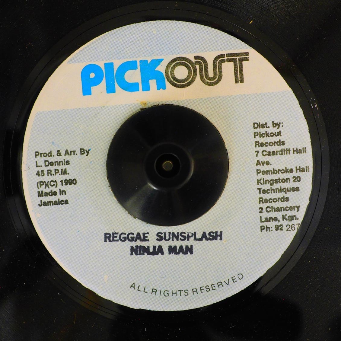 Ninja Man - Reggae Sunsplash  /  Version (orig. press)