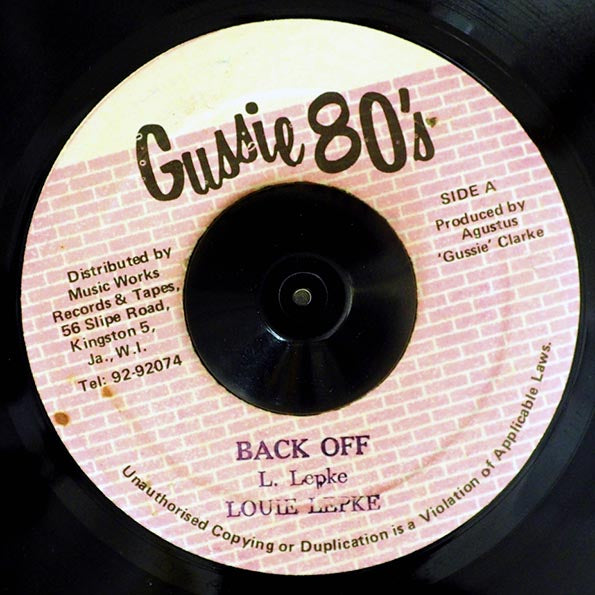 Lui Lepki - Back Off  /  Version (orig. press)