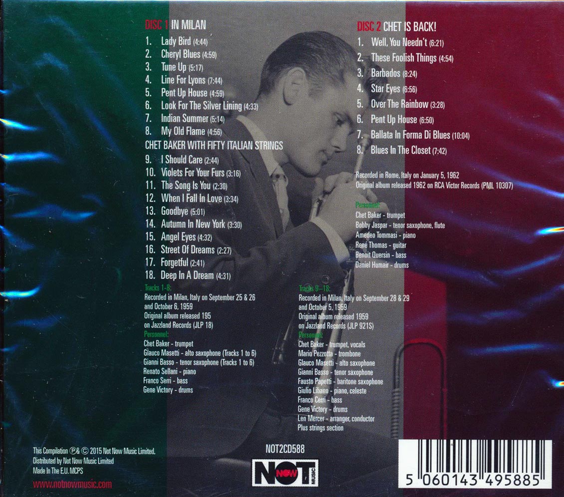Chet Baker - In Italy (26 tracks) (2xCD)