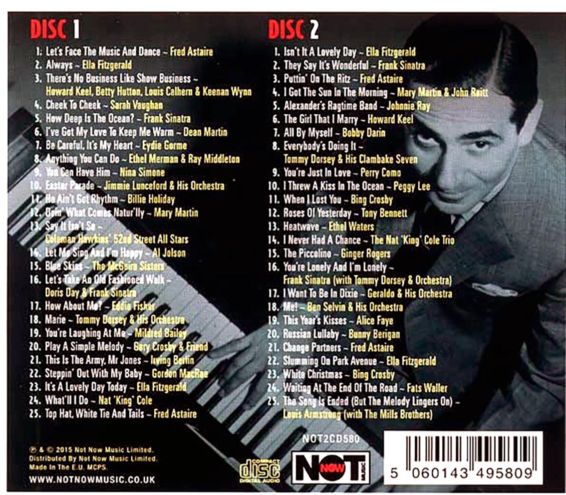Various - The Very Best Of The Irving Berlin Songbook (50 tracks) (2xCD)