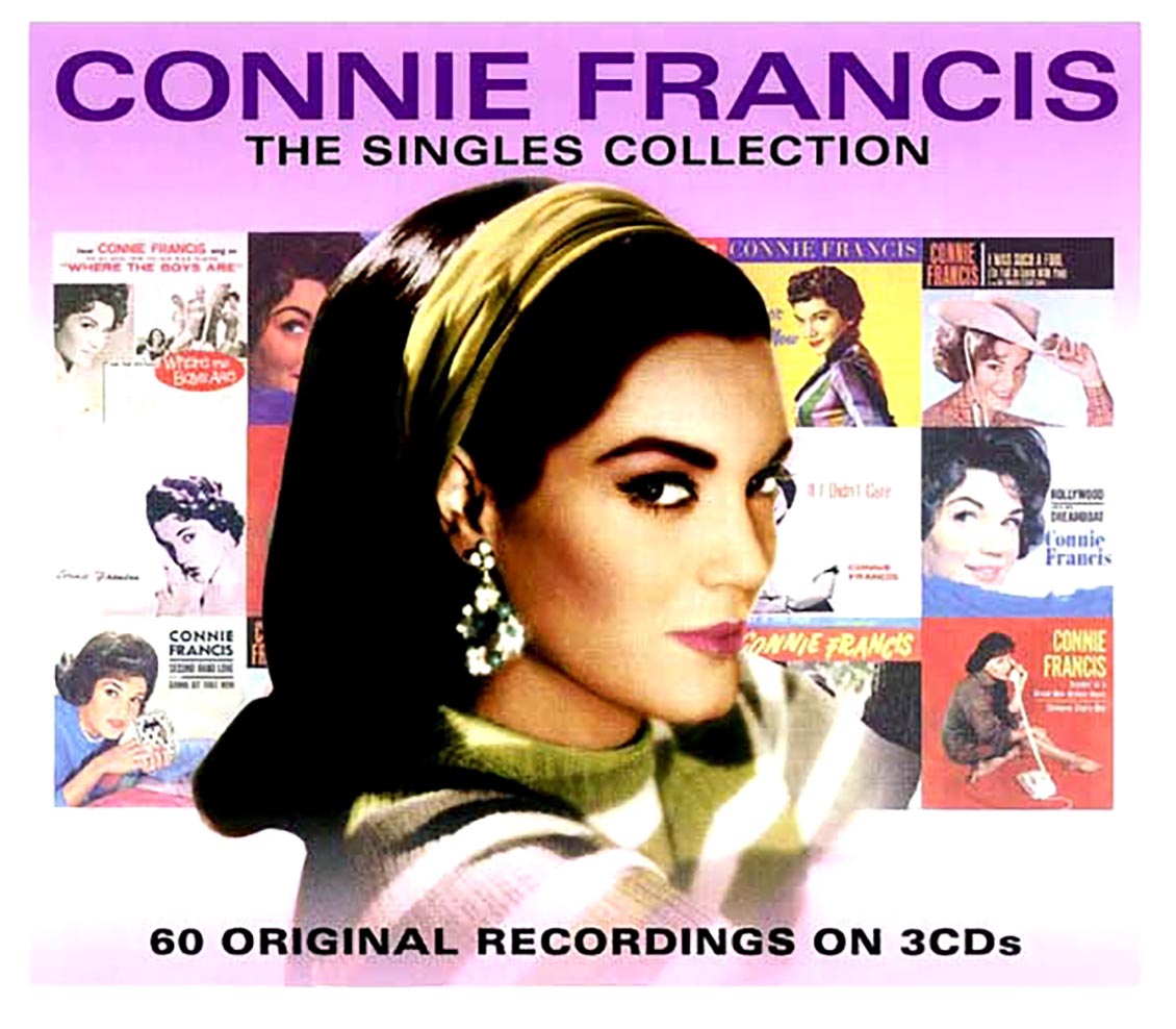 Connie Francis - The Singles Collection (60 tracks) (3xCD) (deluxe 3-fold digipak)