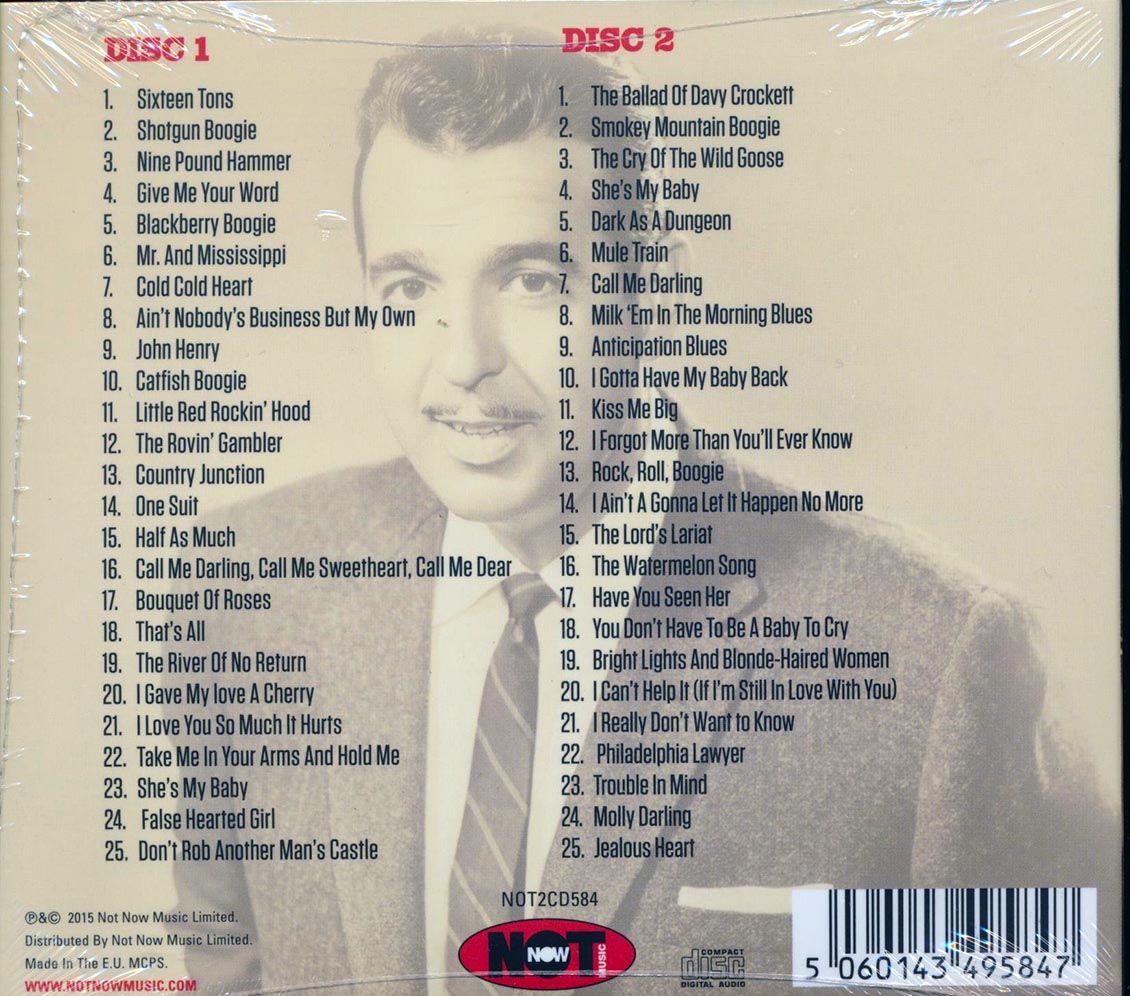 Tennesse Ernie Ford - The Very Best Of Tennesse Ernie Ford (50 tracks) (2xCD) (remastered)