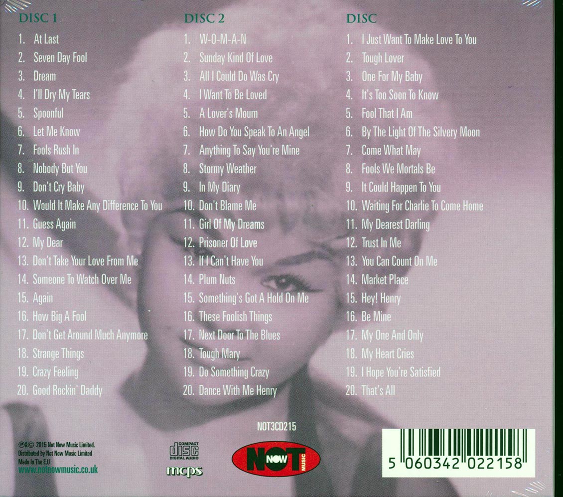 Etta James - Anthology (60 tracks) (3xCD) (deluxe 3-fold digipak) (remastered)