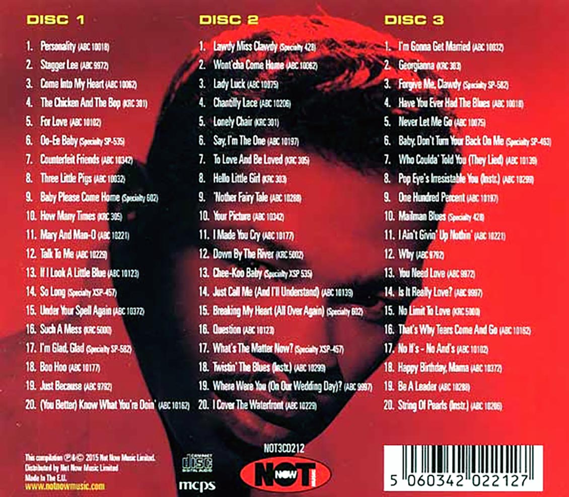 Lloyd Price - The Singles Collection (60 tracks) (3xCD) (deluxe 3-fold digipak)