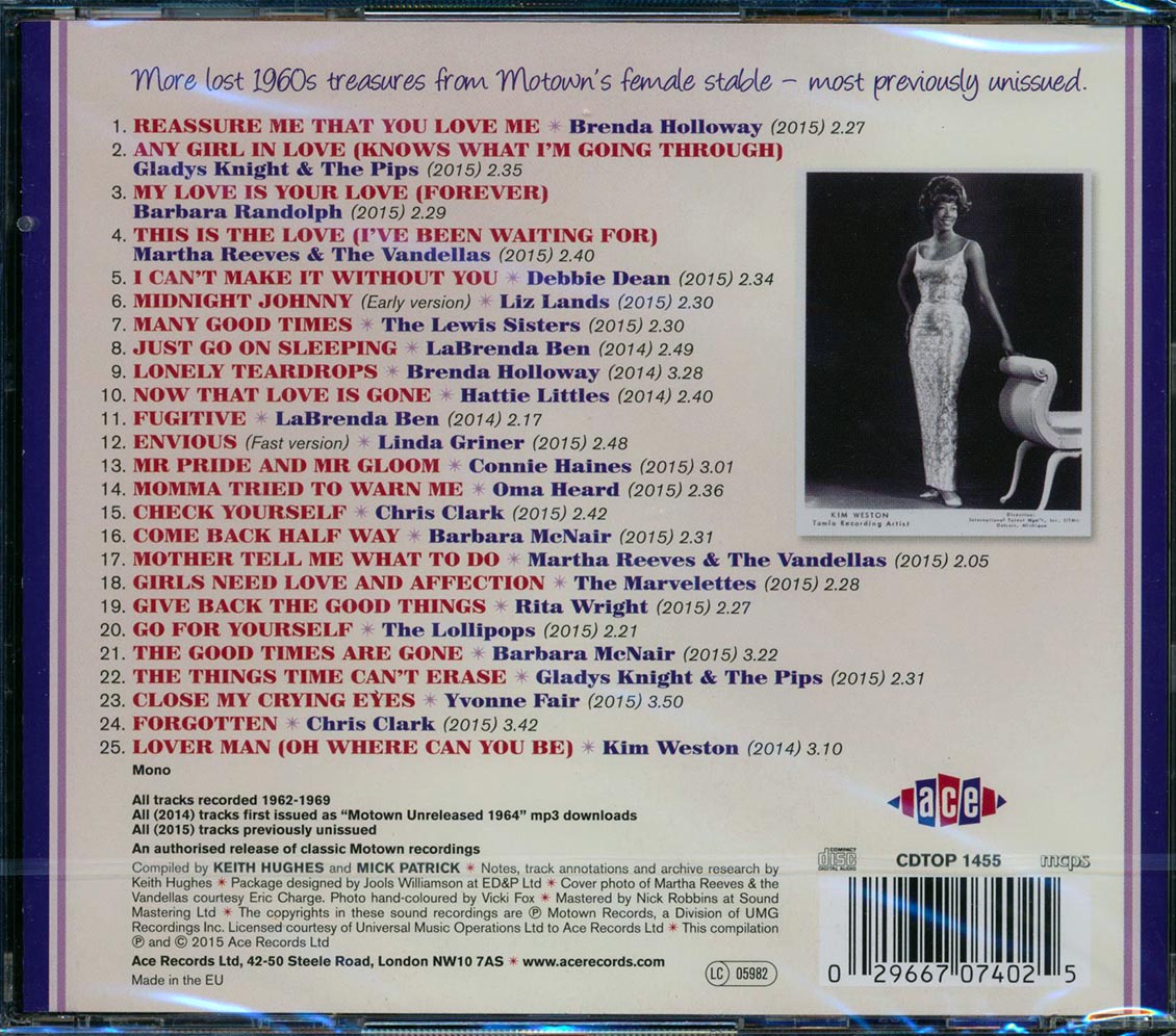 Various - Love & Affection: More Motown Girls