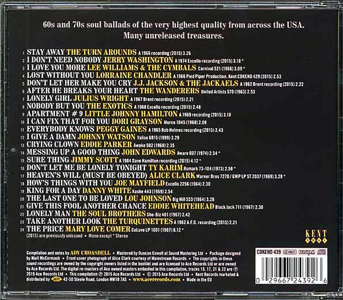 Various - Lost Without You: The Best Of Kent Ballads 2 (24 tracks)