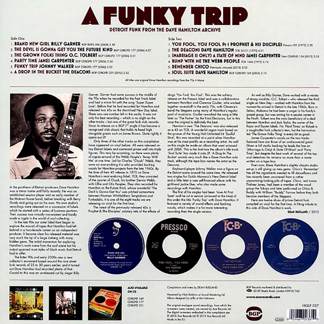 Various - A Funky Trip: Detroit Funk From The Dave Hamilton Archive (180g)